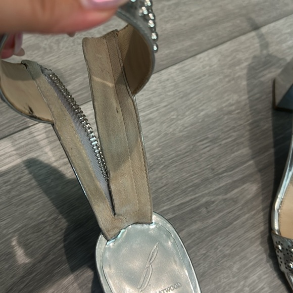 Brian Atwood Silver Studded Sandals - Picture 3 of 10